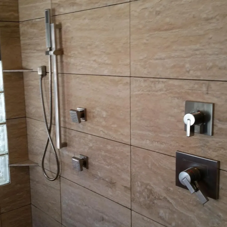 Shower fixture installation for Water Heater Replacement in Menomonie